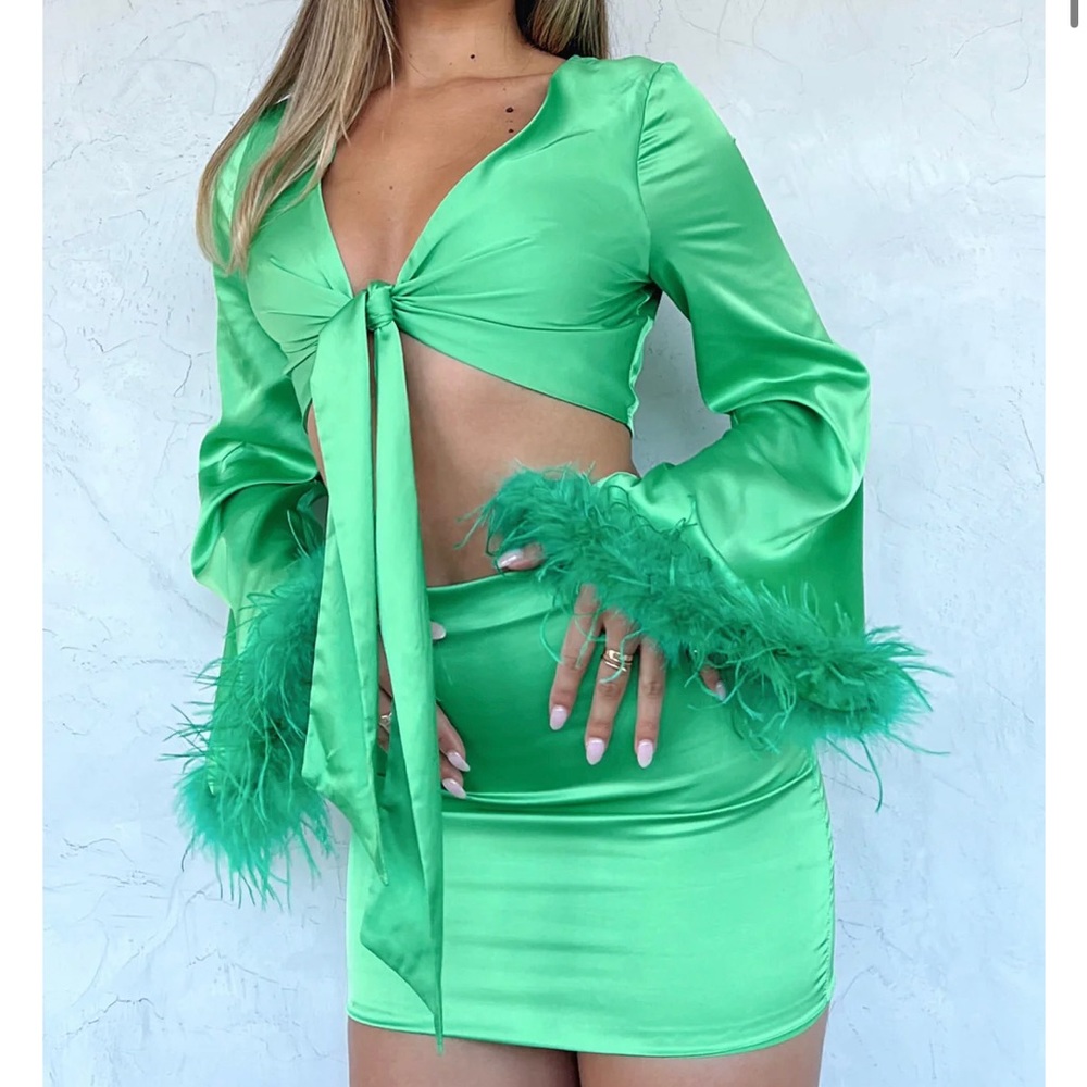 Green Two Piece Set